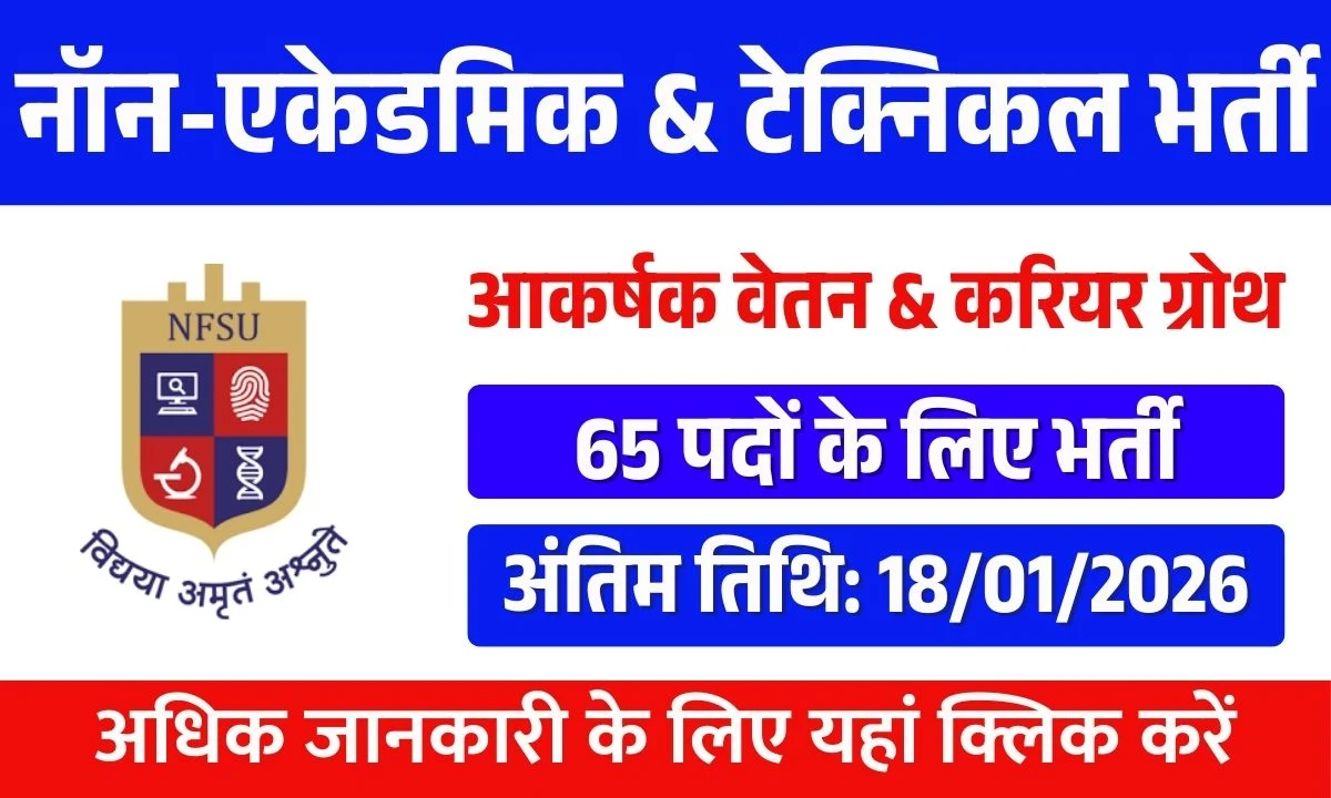 NFSU Recruitment 2025