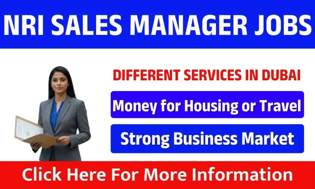 NRI Sales Manager Jobs
