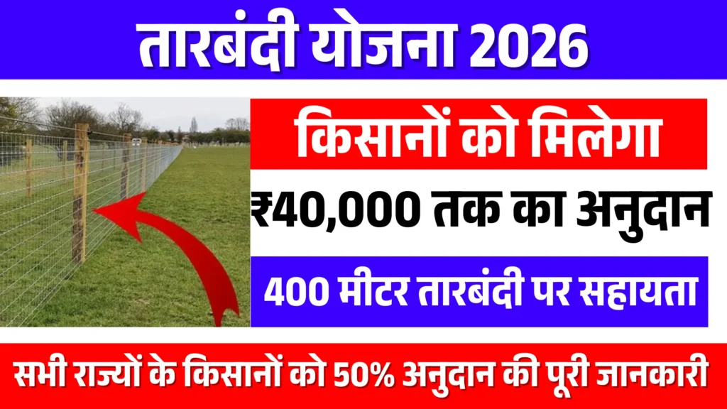 Tarbandi Yojana 2026: Apply Now