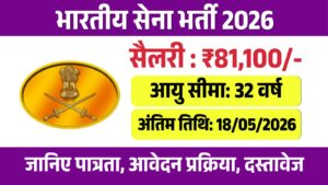 Indian Army Recruitment 2026